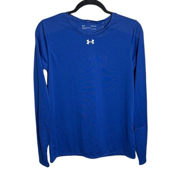 Under‎ Armour Women’s Long Sleeve Loose Fit Shirt Blue Size Small - Picture 1 of 5